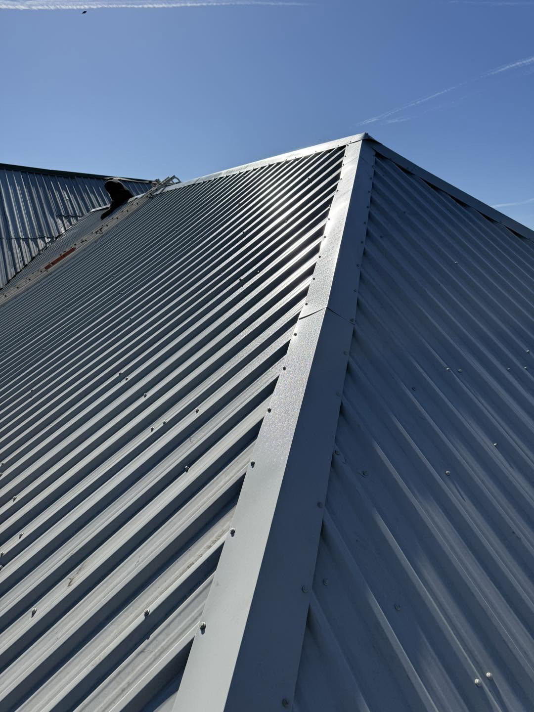 Commercial metal roof, Ayrshire