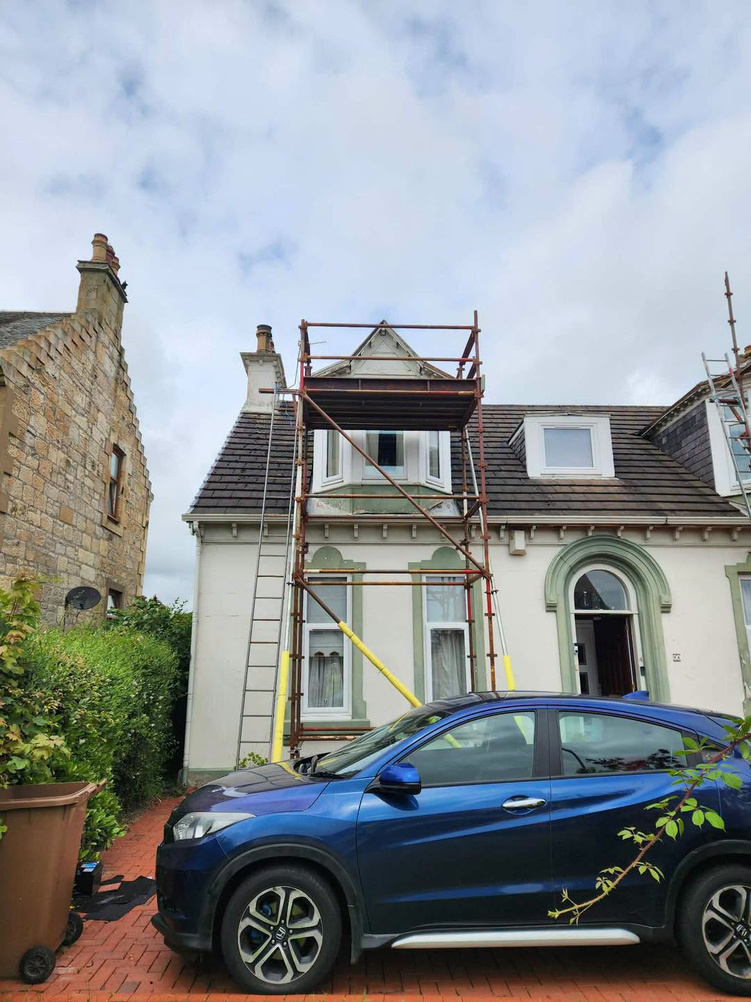 Period property roof works, Ayrshire