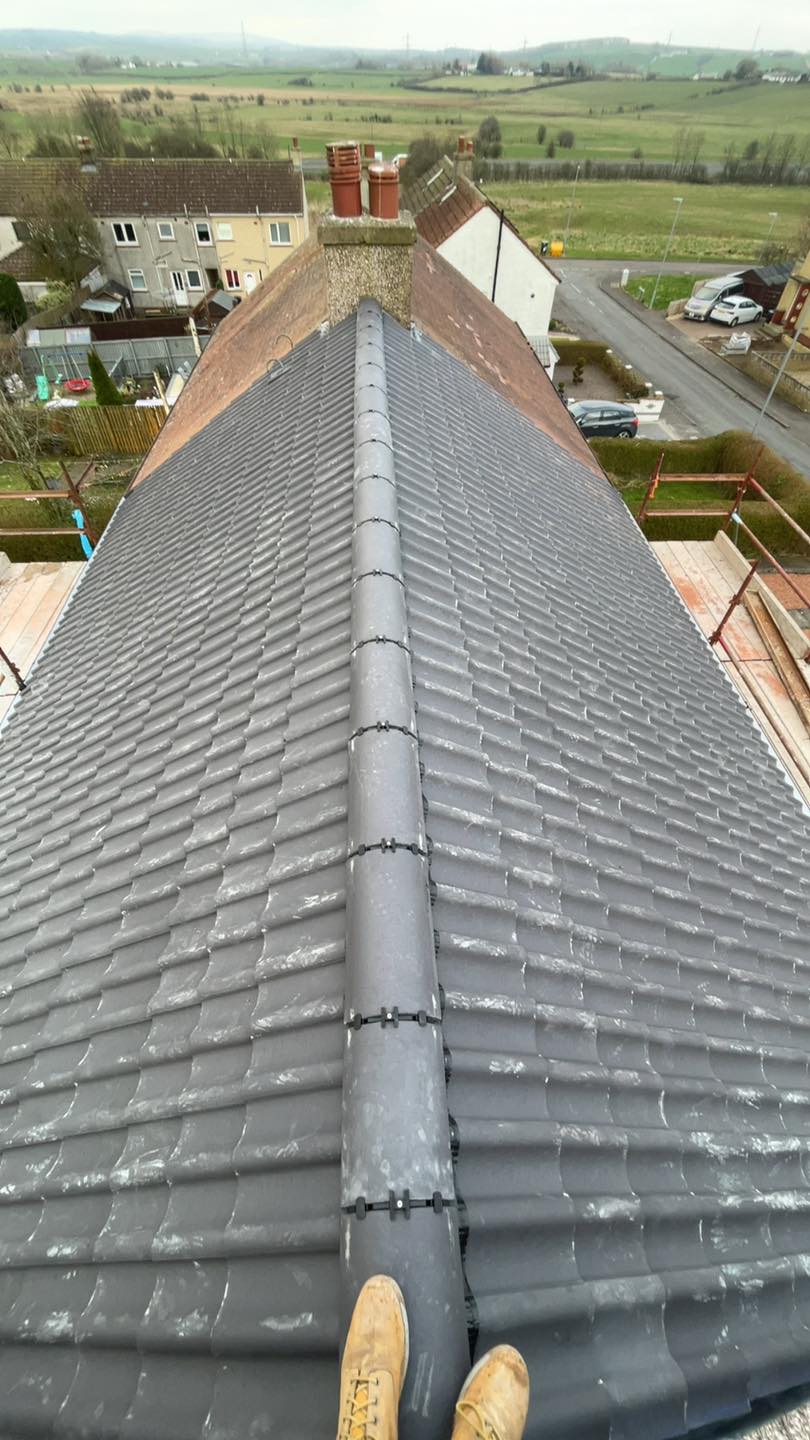 Roofing project completed, Ayrshire